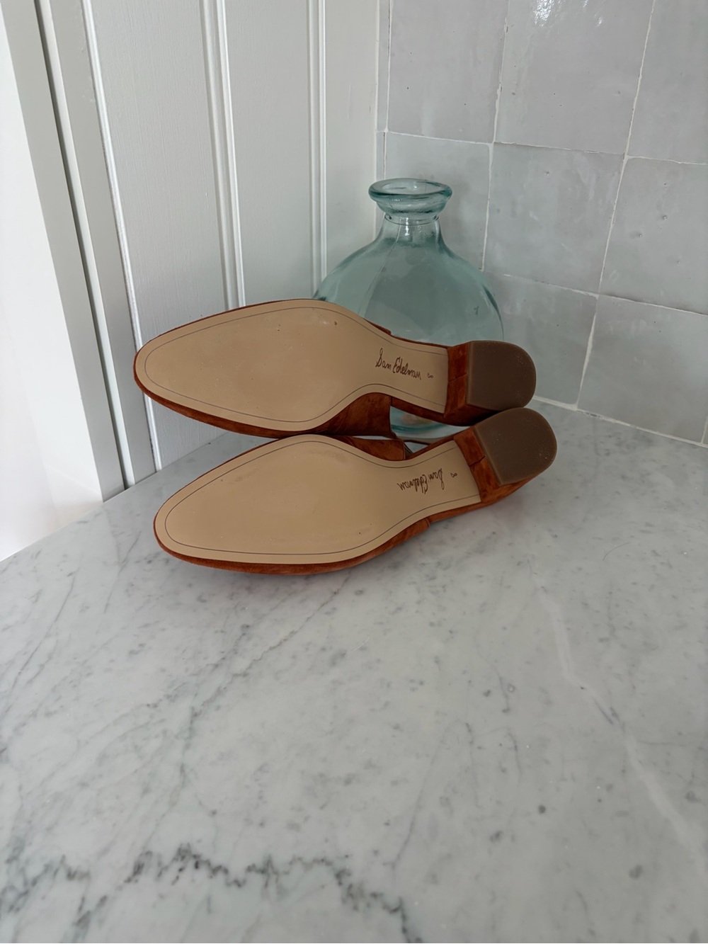 Sam Edelman Suede Slingback Block Heel NWT Size 8 - Picture 4 of 4